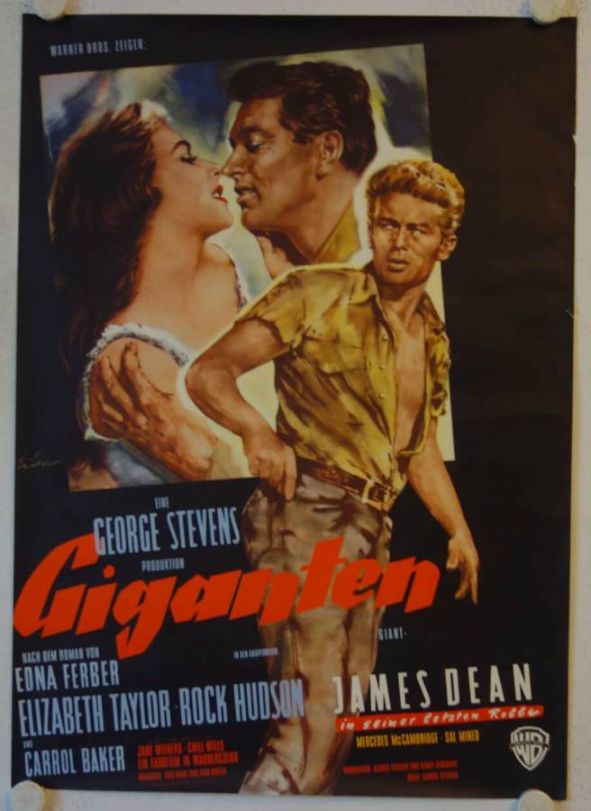 Giganten originales deutsches Filmplakat (R60s)